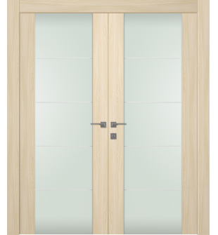 Avon 202 4H Vetro Loire Ash Double Doors