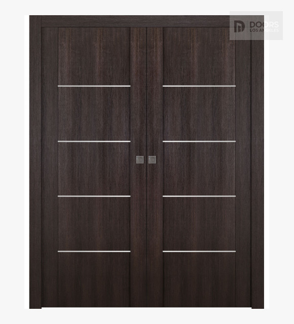 Avon 01 4H Veralinga Oak Double Pocket Doors