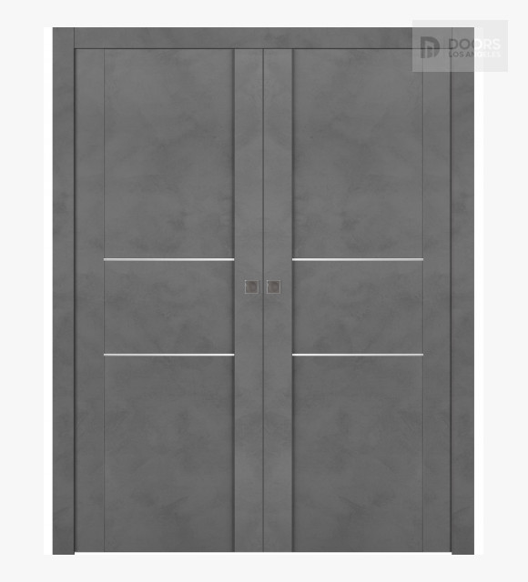 Avon 01 2H Dark Urban Double Pocket Doors
