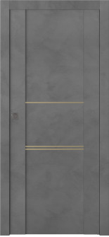 Avon 01 3H Gold Dark Urban Pocket Doors