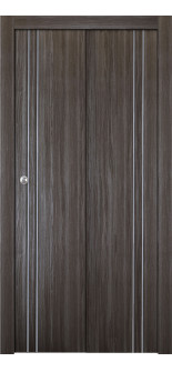 Palladio 2V Gray Oak Bi-fold