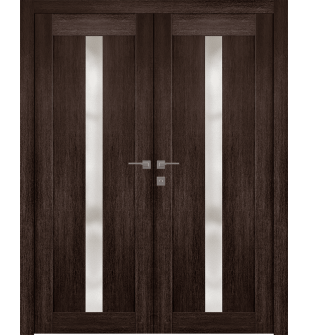 Avon 101 Vetro Veralinga Oak Double Doors