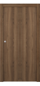 Optima Pecan Nutwood Bi-fold Doors