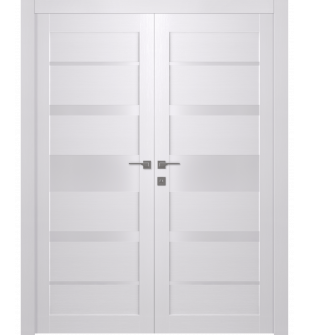 Kina Vetro Bianco Noble Double Doors