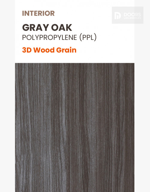 Gray Oak Polypropylene (PPl) Sample