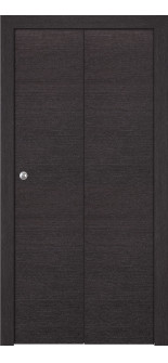Avanti Flat Mat Black Apricot Bi-fold Doors