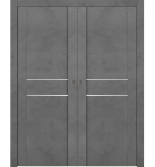 Avon 01 2Hn Dark Urban Double Pocket Doors