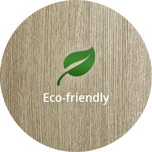 Mirella Vetro Gray Oak door has eco-friendly pp finish